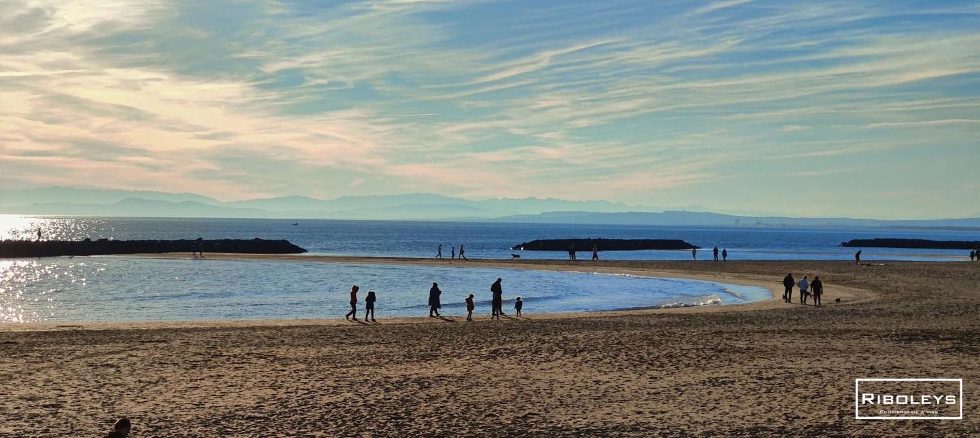 T4 Climatise Avec Piscine A 400M De La Mer Vias Exteriör bild